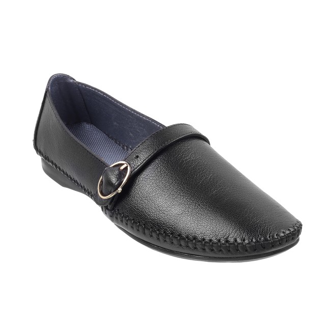 Mochi Women Black Casual Ballerinas