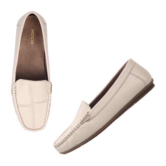 Mochi Women Beige Casual Loafers (SKU: 31-277L-20-42)