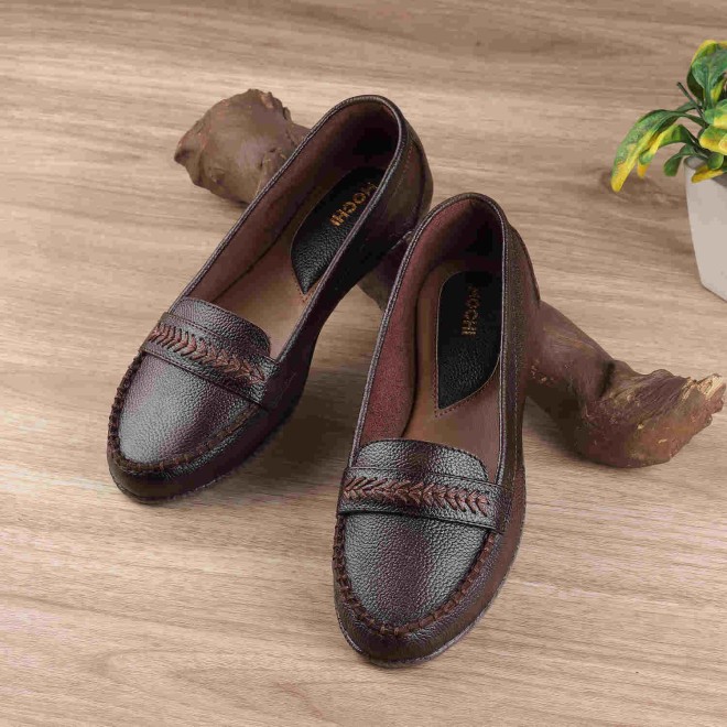 Mochi Women Brown Casual Ballerinas (SKU: 31-322-12-37)