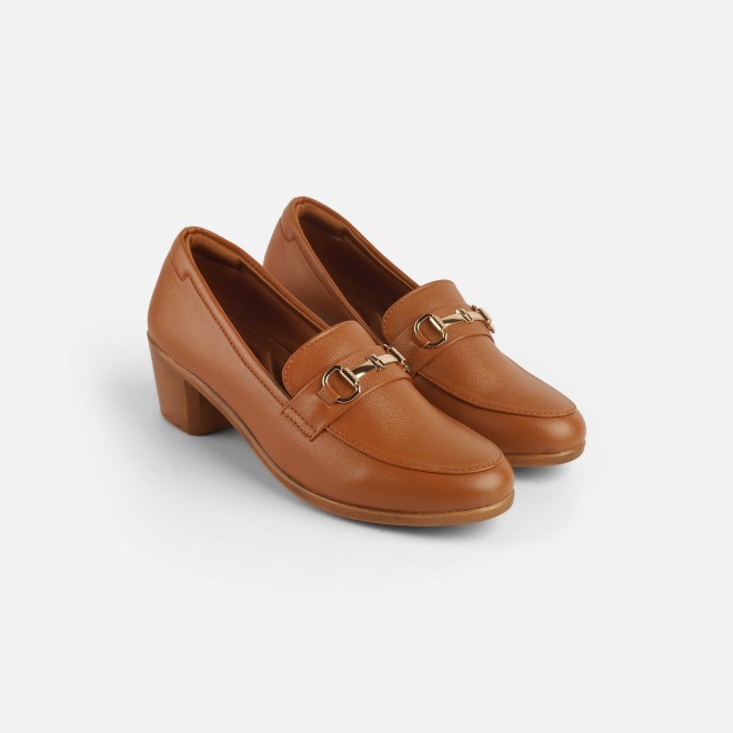 Mochi Women Tan Formal Slip-on (SKU: 31-338-23-36)