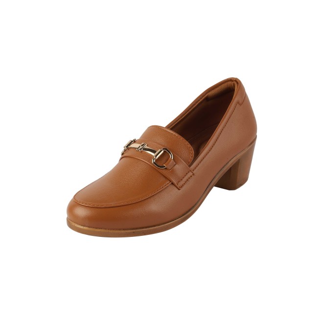 Mochi Women Tan Formal Slip-on (SKU: 31-338-23-36)