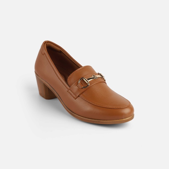 Mochi Women Tan Formal Slip-on (SKU: 31-338-23-36)