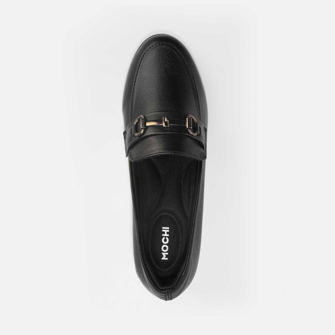 Mochi Women Black Formal Slip-on (SKU: 31-338-11-36)