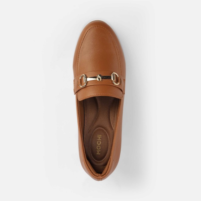 Mochi Women Tan Formal Slip-on (SKU: 31-338-23-36)