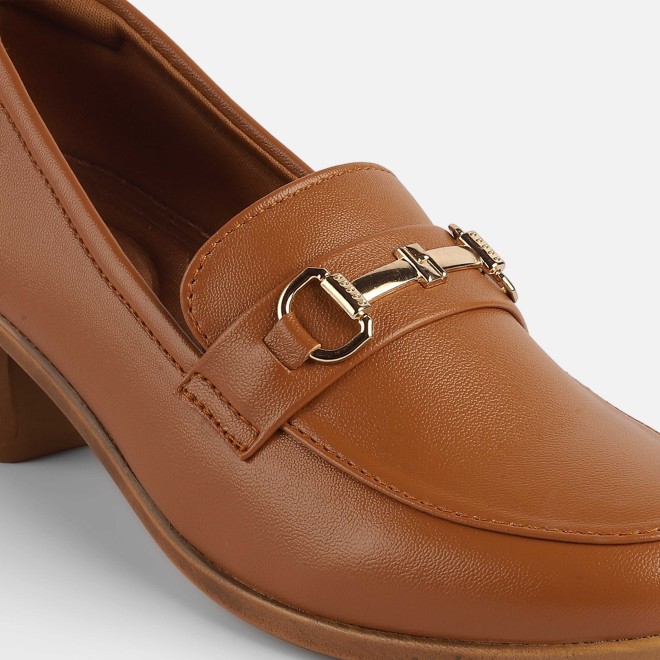 Mochi Women Tan Formal Slip-on (SKU: 31-338-23-36)