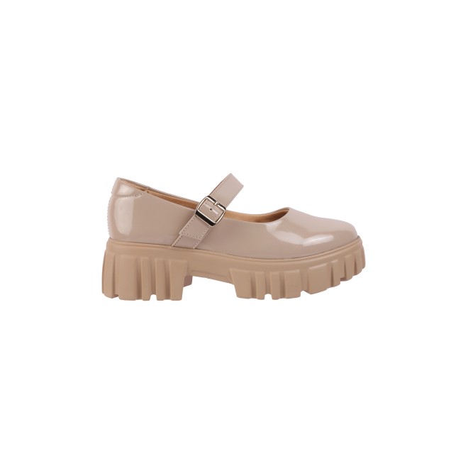 Mochi Women Beige Casual Slip-Ons (SKU: 31-340-20-41)