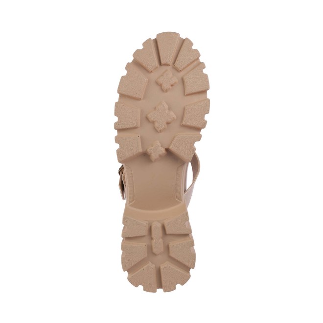 Mochi Women Beige Casual Slip-Ons (SKU: 31-340-20-41)