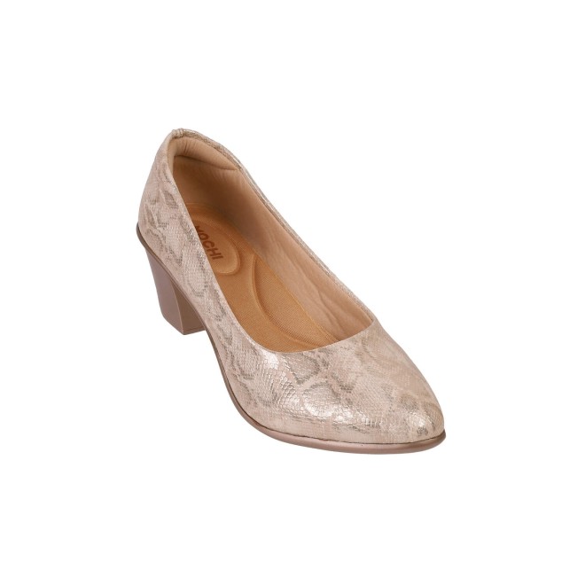 Mochi Women Gold Casual Ballerinas (SKU: 31-342-15-38)