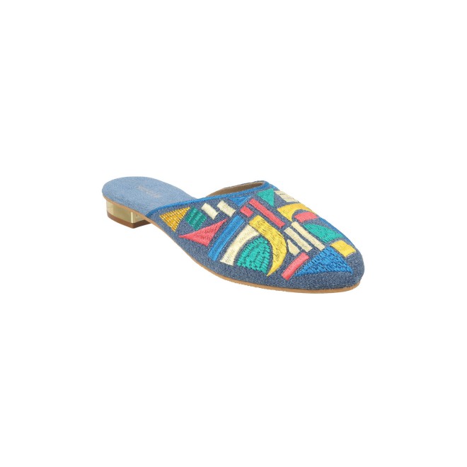 Mochi Women Blue Casual Clogs (SKU: 31-359-45-37)