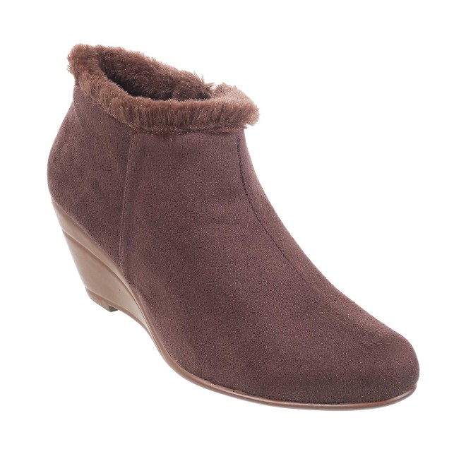 Mochi Women Brown Party Boots (SKU: 31-436-12-36)