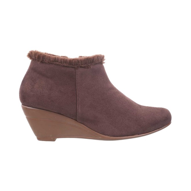 Mochi Women Brown Party Boots (SKU: 31-436-12-36)