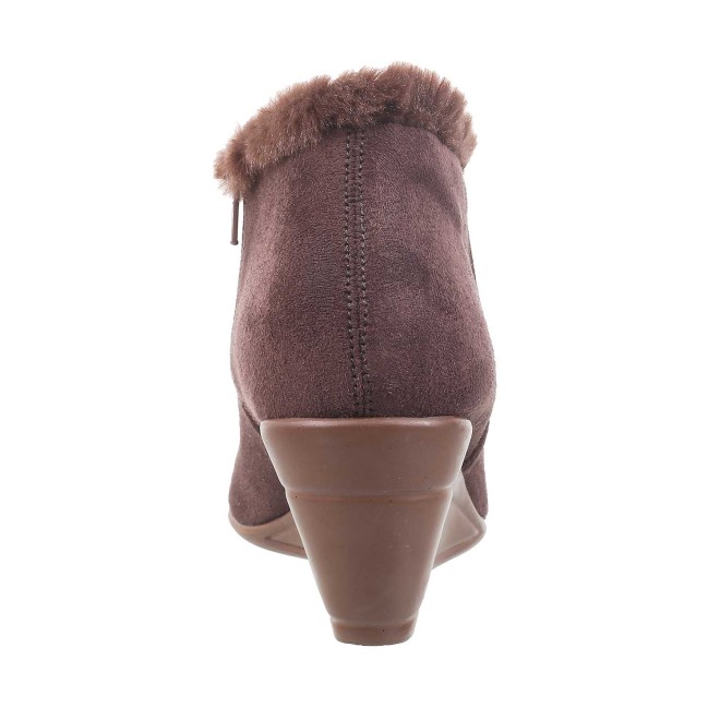 Mochi Women Brown Party Boots (SKU: 31-436-12-36)