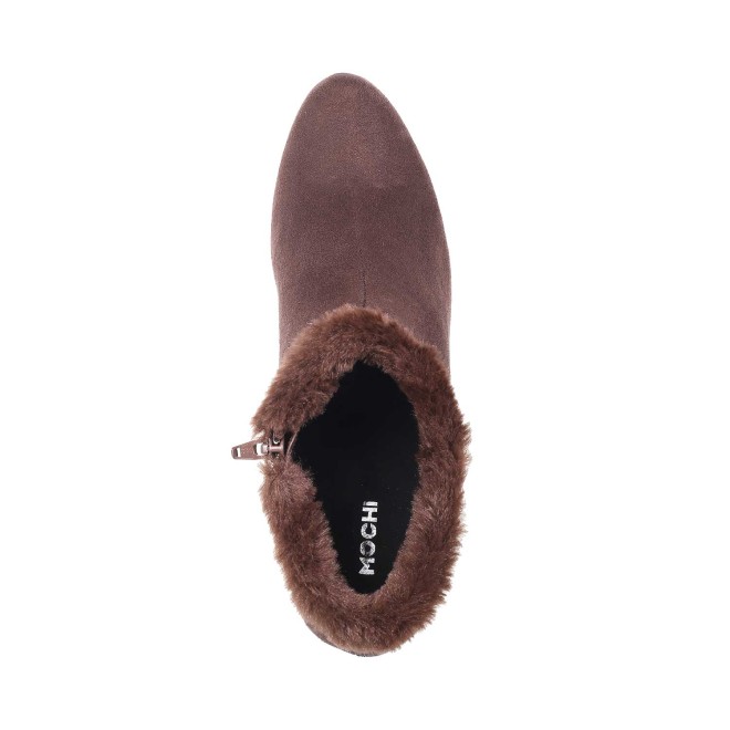 Mochi Women Brown Party Boots (SKU: 31-436-12-36)