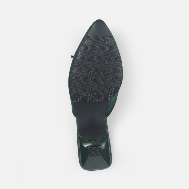 Mochi Women Green Formal Slip Ons (SKU: 31-442-21-36)