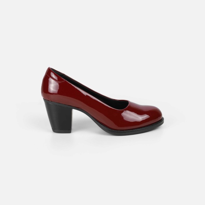 Mochi Women Maroon Formal Pumps (SKU: 31-444-44-40)