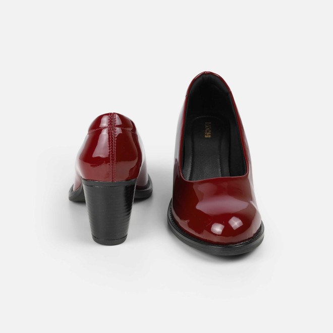 Mochi Women Maroon Formal Pumps (SKU: 31-444-44-40)