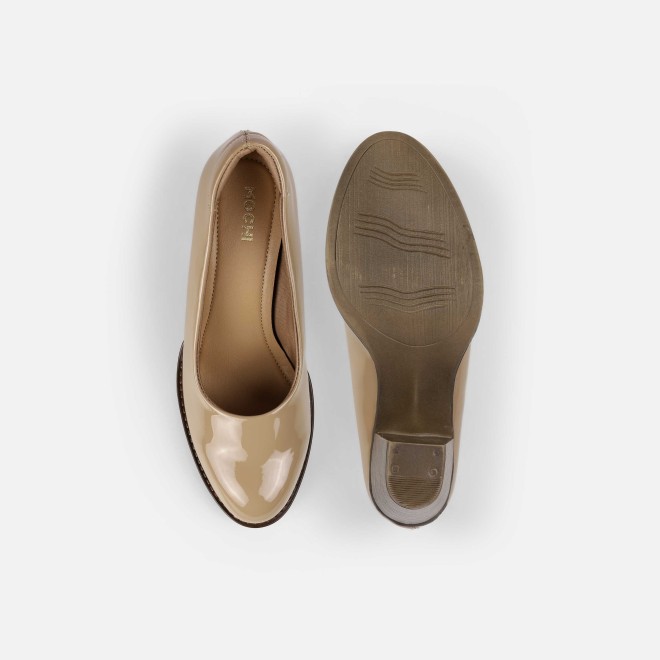 Mochi Women Beige Formal Pumps (SKU: 31-444-20-36)