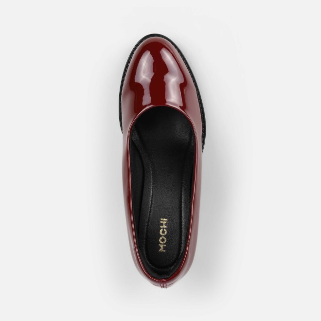 Mochi Women Maroon Formal Pumps (SKU: 31-444-44-40)