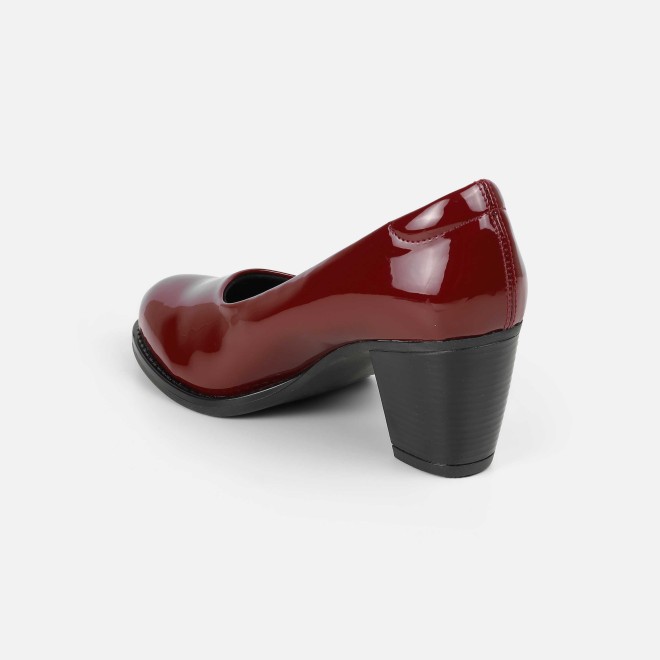 Mochi Women Maroon Formal Pumps (SKU: 31-444-44-40)