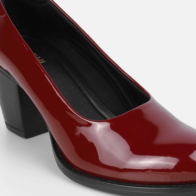 Mochi Women Maroon Formal Pumps (SKU: 31-444-44-40)