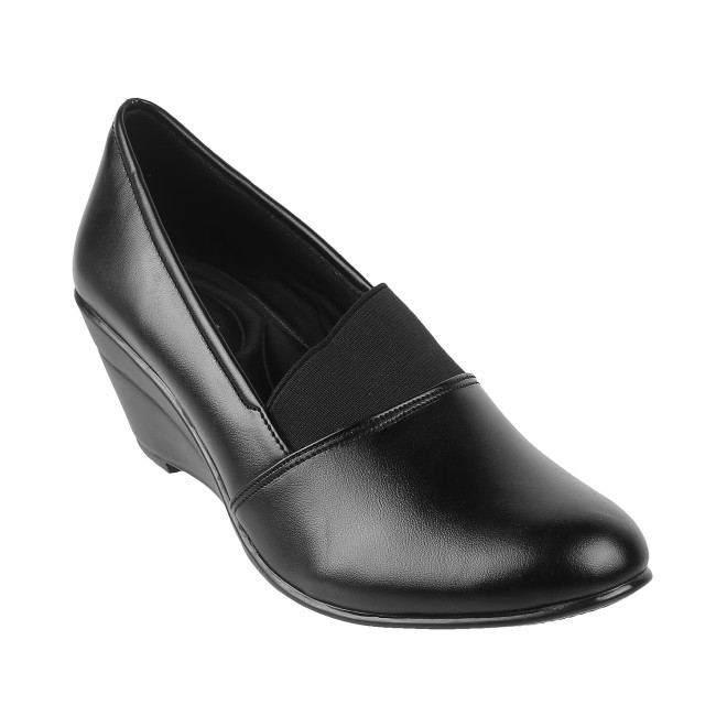 Mochi Women Black Formal Pumps (SKU: 31-4801-11-36)