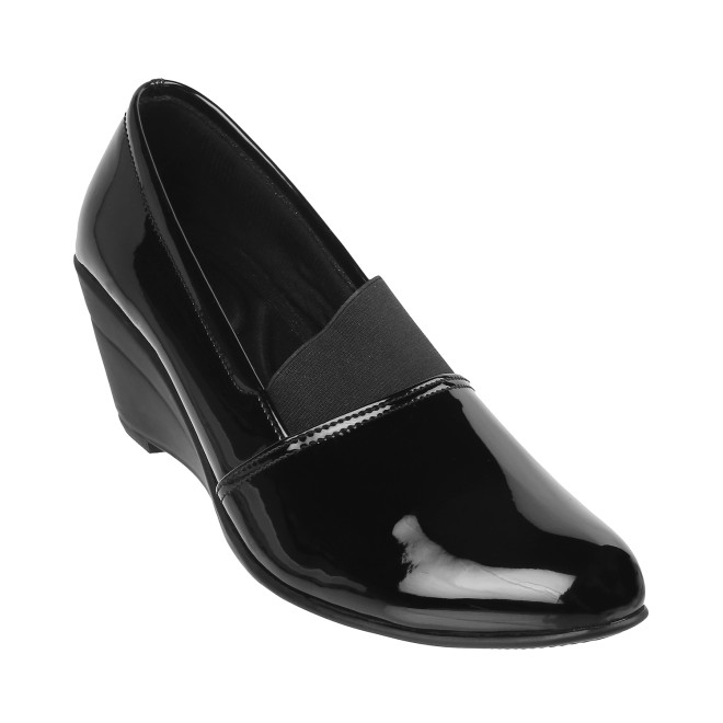 Mochi Women Black-Pat Formal Pumps (SKU: 31-4801-31-36)