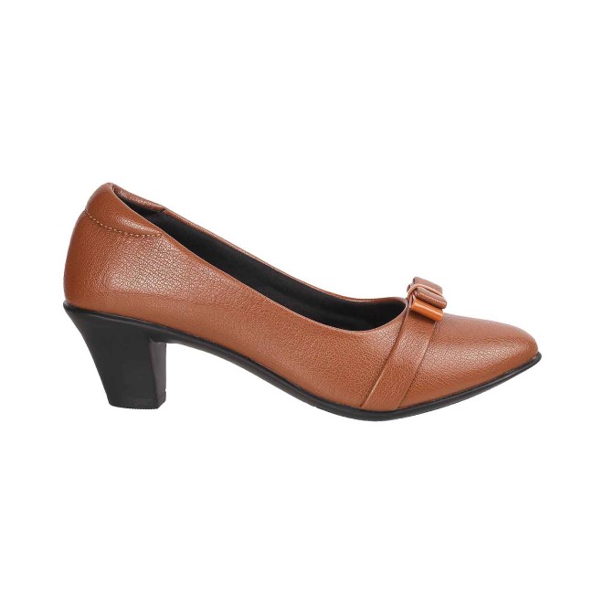 Mochi Women Tan Formal Pumps (SKU: 31-4802-23-37)