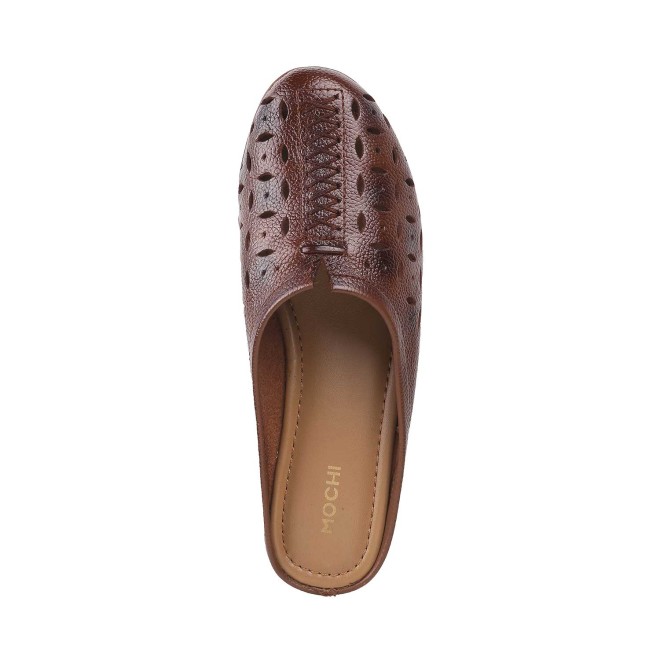 Mochi Women Rust Casual Slip Ons (SKU: 31-4878-91-36)