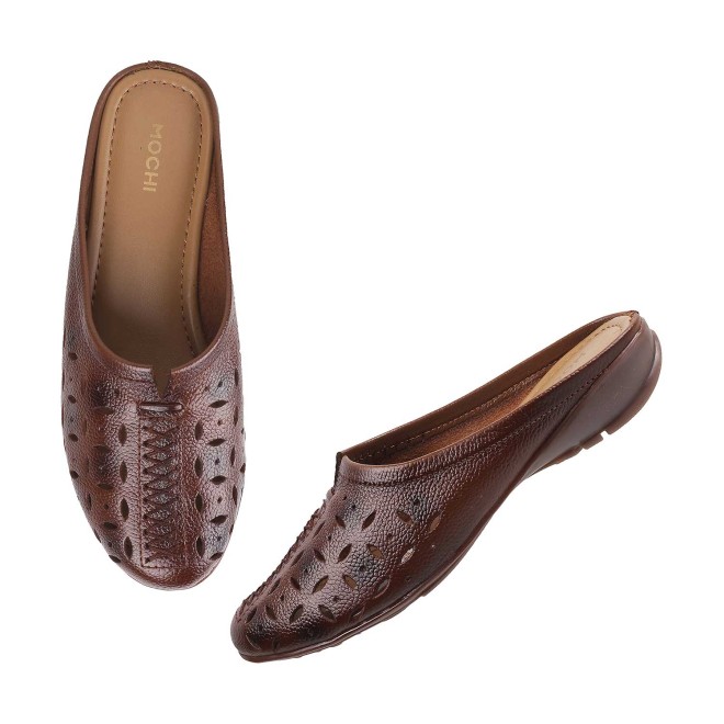 Mochi Women Rust Casual Slip Ons (SKU: 31-4878L-91-42)