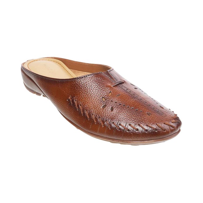 Mochi Women Tan Casual Slip Ons