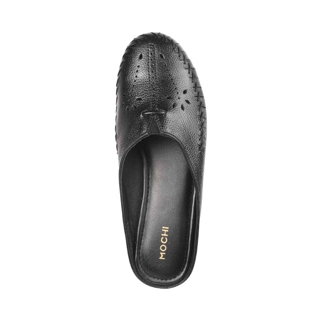 Mochi Women Black Casual Slip Ons (SKU: 31-4930-11-36)