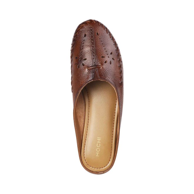 Mochi Women Tan Casual Slip Ons (SKU: 31-4930-23-36)