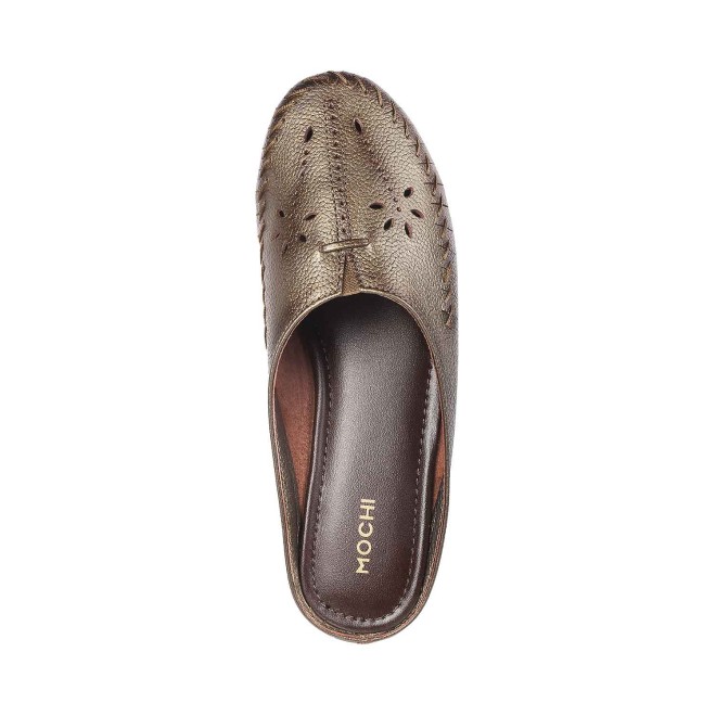 Mochi Women Bronze Casual Slip Ons (SKU: 31-4930-46-36)