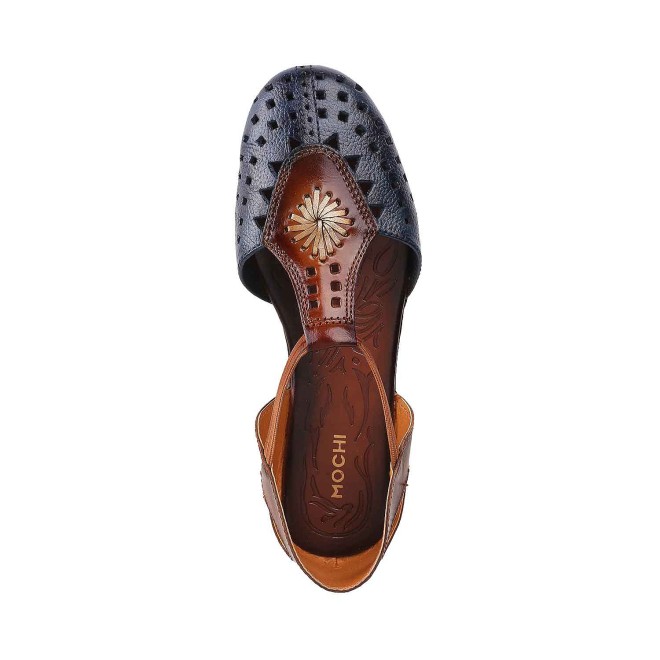 Mochi Women Navy-Blue Casual Slip Ons (SKU: 31-4931-17-36)