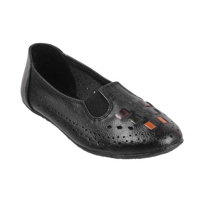 Mochi Women Black Casual Ballerinas (SKU: 31-4932-11-36)