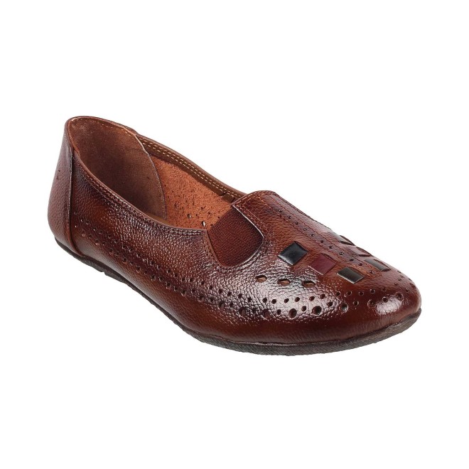 Mochi Women Tan Casual Ballerinas (SKU: 31-4932-23-36)