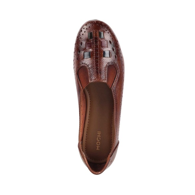 Mochi Women Tan Casual Ballerinas (SKU: 31-4932-23-36)