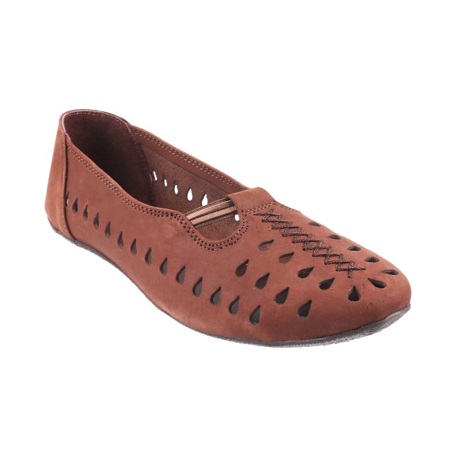 Mochi Women Brown Casual Ballerinas (SKU: 31-4955-12-36)