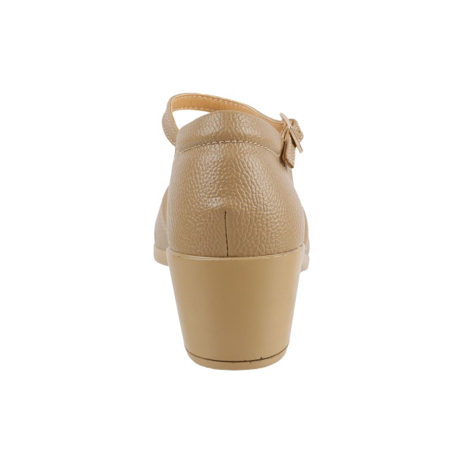 Mochi Women Beige Casual Pumps (SKU: 31-50-20-40)
