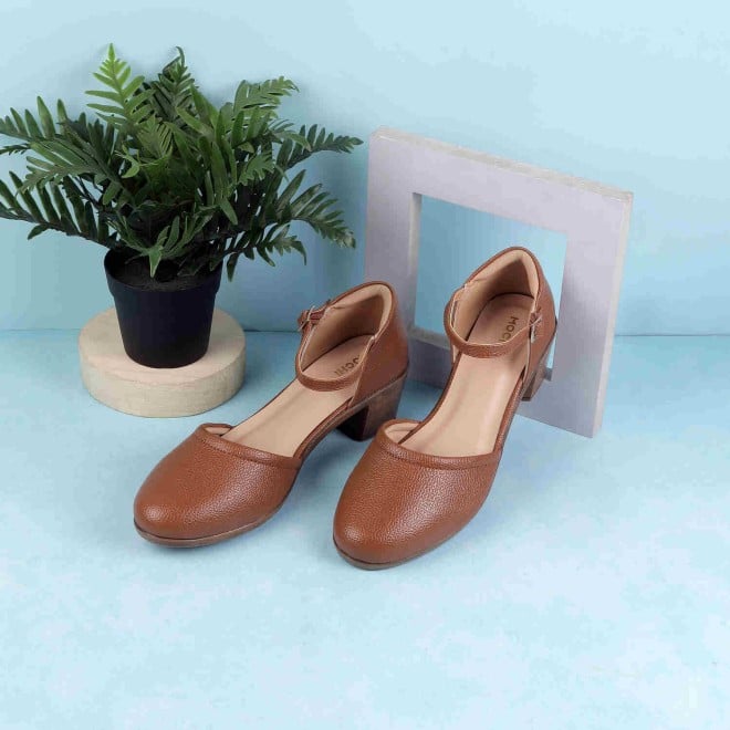 Mochi Women Tan Casual Pumps (SKU: 31-50-23-36)