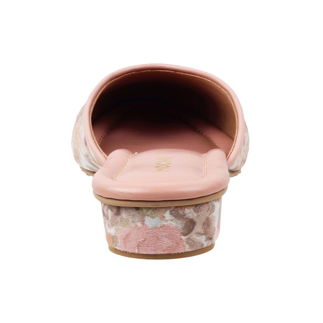 Mochi Women Peach Ethnic Slip Ons (SKU: 31-5065-80-36)