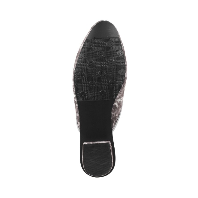 Mochi Women Grey Ethnic Slip Ons (SKU: 31-5065-14-36)