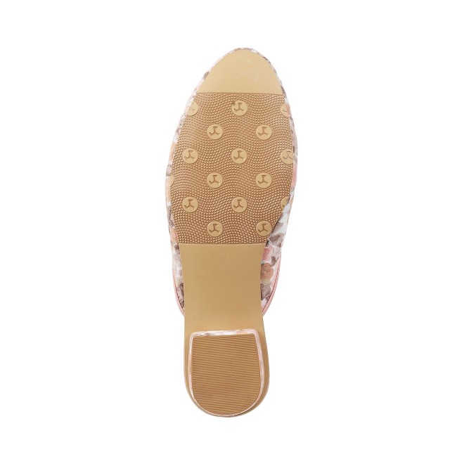 Mochi Women Peach Ethnic Slip Ons (SKU: 31-5065-80-36)