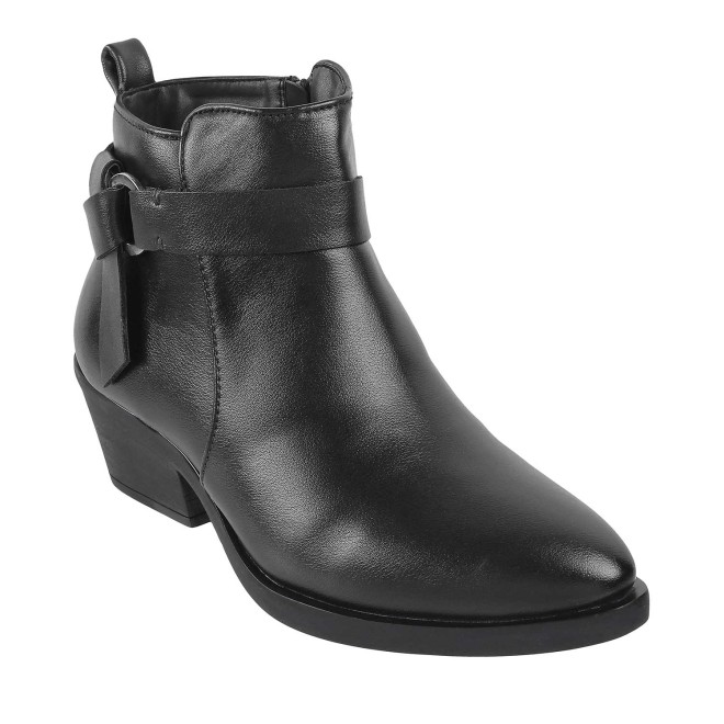 Mochi Women Black Party Boots (SKU: 31-5075-11-36)