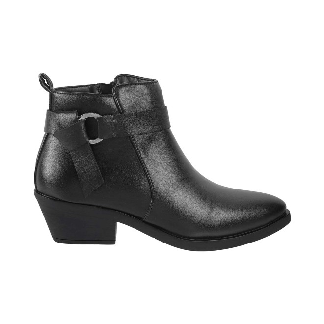 Mochi Women Black Party Boots (SKU: 31-5075-11-36)