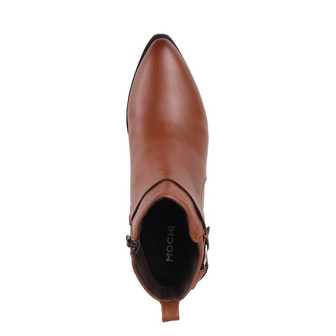 Mochi Women Tan Party Boots (SKU: 31-5075-23-36)