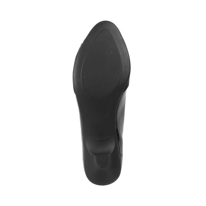 Mochi Women Black Formal Peep Toes (SKU: 31-5141-11-36)