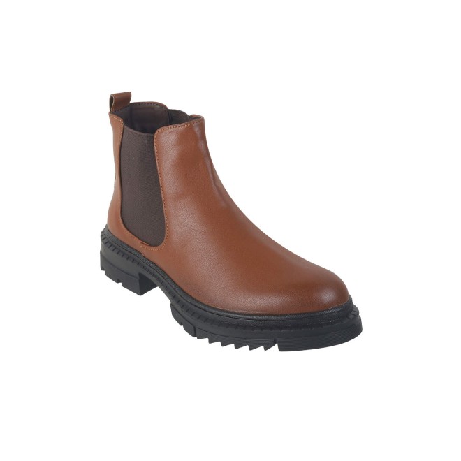 Mochi Women Tan Casual Boots (SKU: 31-655-23-39)