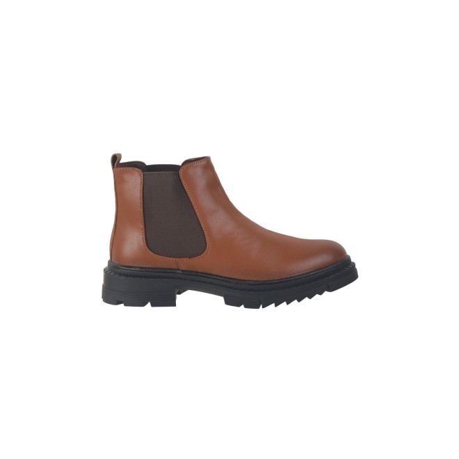 Mochi Women Tan Casual Boots (SKU: 31-655-23-39)