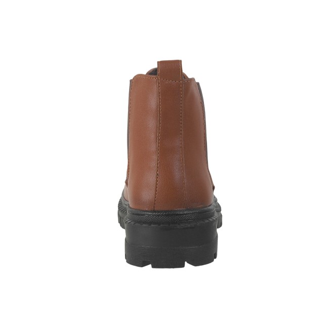 Mochi Women Tan Casual Boots (SKU: 31-655-23-39)